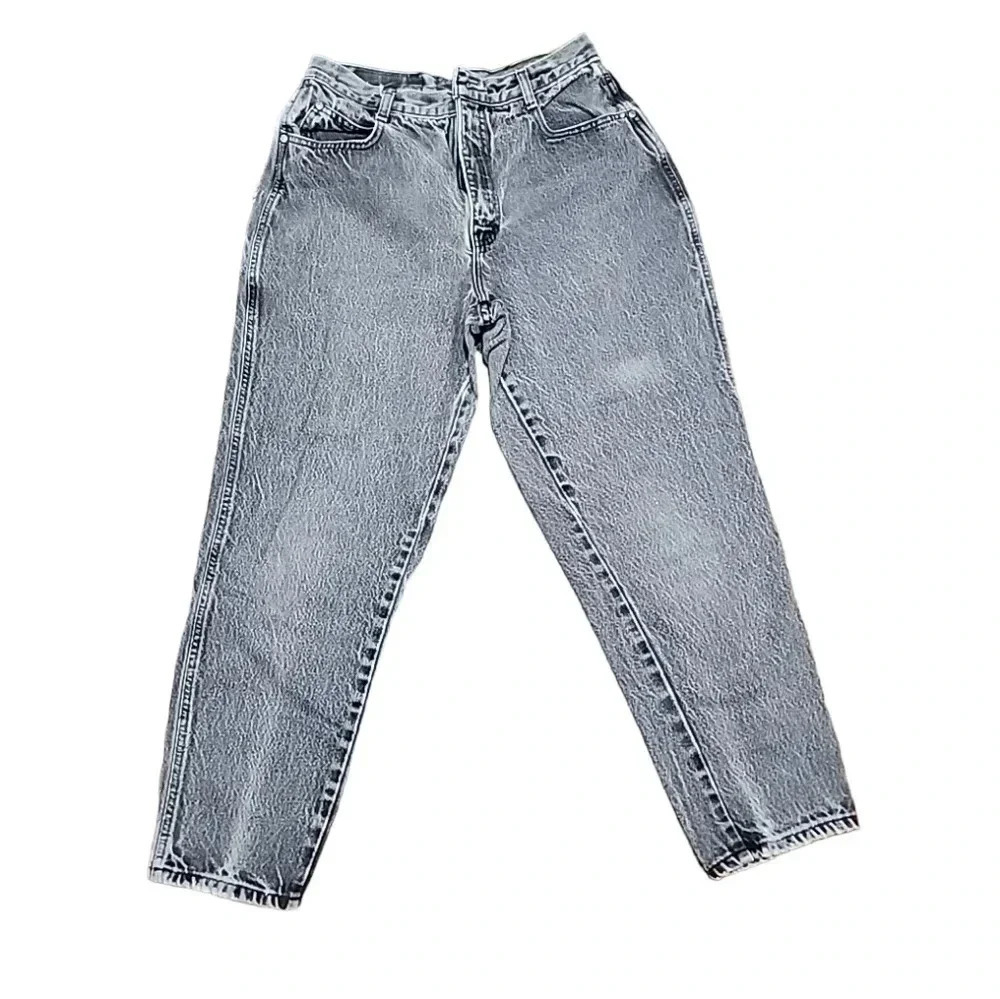 Vintage Gitano 80s Acid Wash High waisted Jeans. Size 12 Short